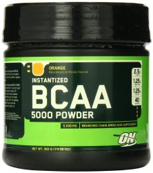 Optimum Nutrition BCAA 5000mg Powder, Orange, 40 Servings