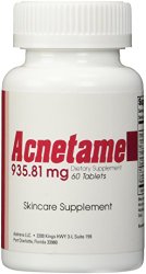 Addrena Acnetame 935.81 mg Skincare Dietary Supplement, 60 Tablets