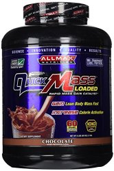 AllMax Nutrition – Quick Mass Chocolate, 6 lb powder