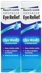 Bausch & Lomb Advanced Eye Relief Eye Wash-4 oz, 2 pack