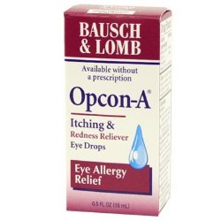 Bausch & Lomb Opcon-A Eye Allergy Relief, .5 oz.