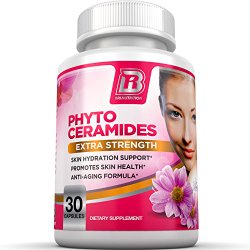 BRI Nutrition Phytoceramides – An All Natural Anti Aging Healthy Skin Supplement Derived From Wheat, 30ct 350mg Veggie Caps