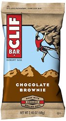 CLIF ENERGY BAR – Chocolate Brownie – (2.4 oz, 12 Count)