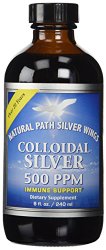 Colloidal Silver 500ppm Natural Path Silver Wings 8 oz Liquid