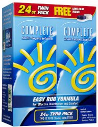 Complete Moisture Plus Multi Purpose Solution for Contact Lenses, 2 Pack of 12 Ounce