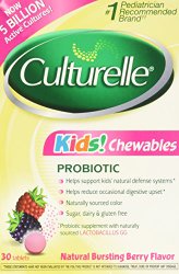 Culturelle Kids Chewables, Natural Bursting Berry Flavor, 30 ct
