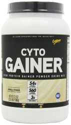 CytoSport Cyto Gainer Protein Drink Mix, Vanilla, 3.31 Pound