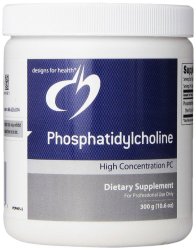 Designs for Health Phosphatidyl Choline 40% Powder, 300 Gram