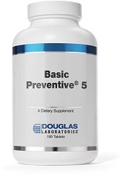 Douglas Laboratories ® – Basic Preventive 5 ™ (Iron Free) – 180 Tabs