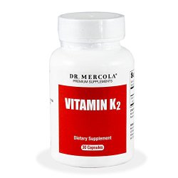 Dr. Mercola Vitamin K2 – Supports Memory Function – 150mcg of K2-7 – 30 Capsules