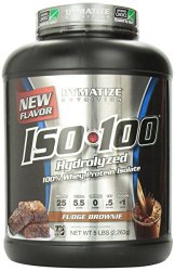 Dymatize Nutrition ISO-100 Fudge Brownie, 5 Pound