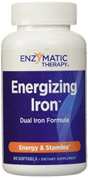 Enzymatic Therapy Energizing Iron, 90 Softgels