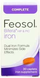 Feosol Complete Iron, 30 Count