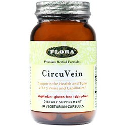 Flora – CircuVein 60 count – Supports the Health and Tone of Leg Veins and Capillaries