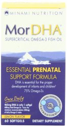 Garden of Life Minami MorDHA® Prenatal 60ct. Lemon Flavor Softgels