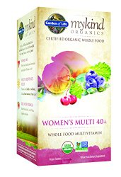 Garden of Life mykind Organics Women’s Multi 40+, 120 Organic Tablet