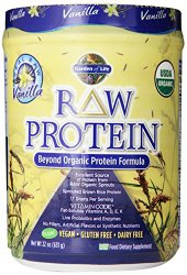 Garden of Life RAW Organic Protein Vanilla, 631g Powder
