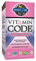 Garden of Life Vitamin Code 50 & Wiser Women’s Multi, 240 Capsules