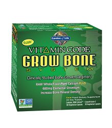 Garden of Life Vitamin Code Grow Bone System 30 day supply