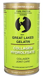 Great Lakes Gelatin, Collagen Hydrolysate (Beef Kosher) 16-Ounce