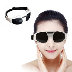 Healtheveryday®Migraine Electric Forehead Glasses Eye Care Relax Massager Eye Fatigue Stress Tension Relief+USB Line
