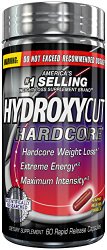 Hydroxycut Hardcore, America’s #1 Selling Weight Loss Brand, 60 Rapid-Release Capsules, Hardcore Weight Loss, Extreme Energy, Maximum Intensity