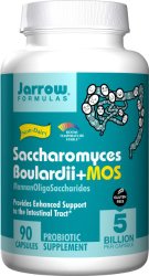 Jarrow Formulas Sacharomyces Boulardii & MOS, 90 Capsules