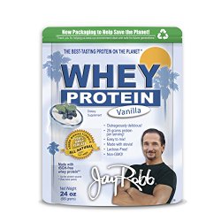 Jay Robb – Whey Isolate Vanilla Protein Powder, Outrageously Delicious, 24 oz.