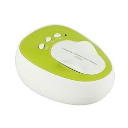 Kowellsonic CE-3200 Mini Ultrasonic Contact Lens Cleaner Kit Daily Care Fast Cleaning New—Green
