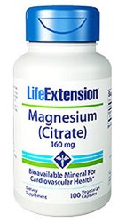 Life Extension Magnesium (Citrate) 160Mg 100 vegetarian capsules