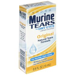 Murine Tears Lubricant Eye Drops for Dry Eyes, Original, 0.5 oz (15 ml)