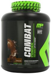 Muscle Pharm Combat Powder Advanced Time Release Protein, Chocolate Milk, 4-Pound Tub