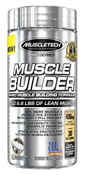 MuscleTech Pro Series Muscle Builder, Rapid Muscle Building Formula, 30-Day Supply, 30 Rapid-Release Capsules