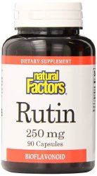 Natural Factors Rutin 250mg Capsules, 90-Count