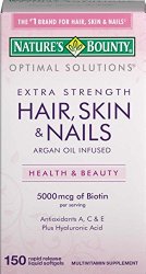 Nature’s Bounty Extra Strength Hair Skin Nails, 150 Count