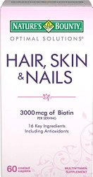 Nature’s Bounty Hair, Skin and Nails Formula, 60 Coated Caplets