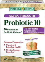 Nature’s Bounty Ultra Probiotic 10, 60 Count