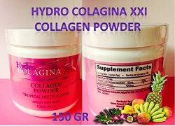 NEW Hidro Colagina Xxi, Hidrolized Collagen Powder with Vitamin C, Colageina 10