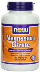 Now Foods Magnesium Citrate Veg-capsules, 120-Count