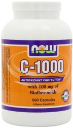 NOW Foods Vitamin C-1000, 500 Capsules
