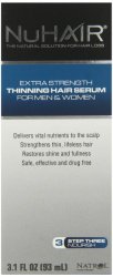NuHair Thinning Hair Serum, for Men & Women, 3.1-Ounce Bottle