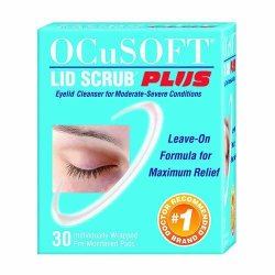 OCuSOFT Lid Scrub Plus, Pre-Moistened Pads, Individually Wrapped, 30 Pads (Pack of 2)