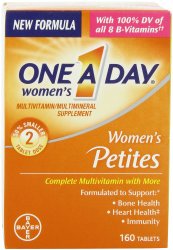 One-A-Day Women’s Petites Complete Multivitamin, 160-Count