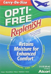 Opti-Free RepleniSH Multi-Purpose Disinfecting Solution, Carry-On Size 2 fl oz (60 ml)