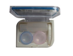 OptiSafe Acrylic contact lens case (BLUE)