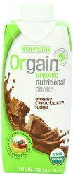 Orgain Creamy Chocolate Fudge, 11-oz. Container (Count of 12)
