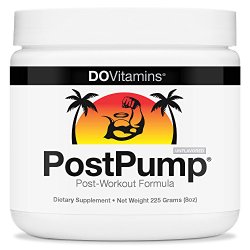 PostPump – Post-Workout Recovery Formula – Certified Paleo, Certified Vegan, Non-GMO – No Artificial Sweeteners, Colors, or Flavors