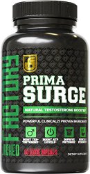 PRIMASURGE – Natural Testosterone Booster for Men – 60 Veggie Capsules