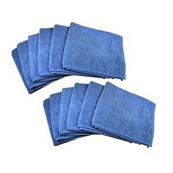 Progo Ultra Absorbent Microfiber Cleaning Cloths for LCD/LED TV, Laptop Computer Screen, iPhone, iPad and more. (12 Pack)