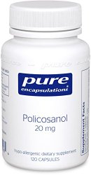 Pure Encapsulations – Policosanol 20 mg. 120’s